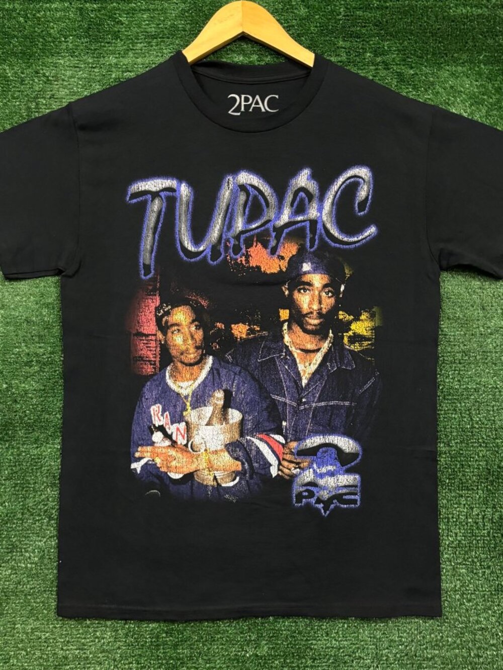 2Pac Graphic 90s Style T-Shirt Size Medium